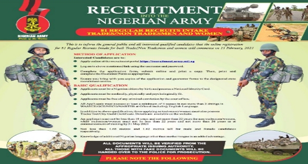 Join The Nigerian Army