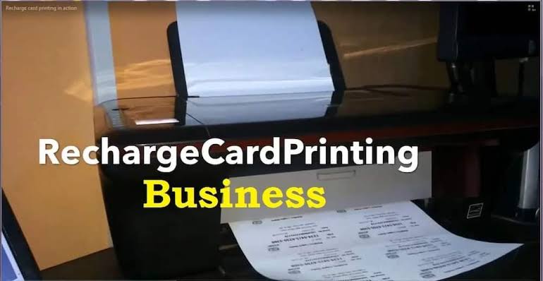 Recharge Card Printing