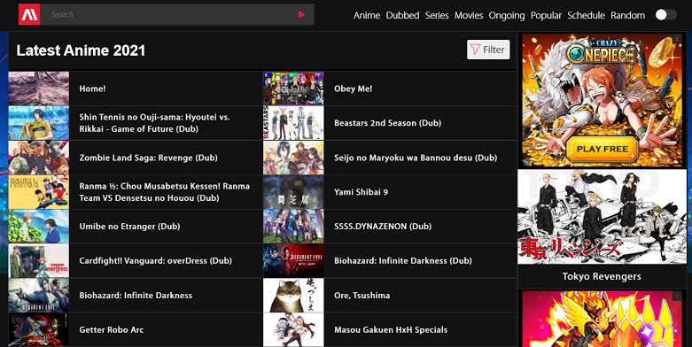 Websites For Downloading Anime